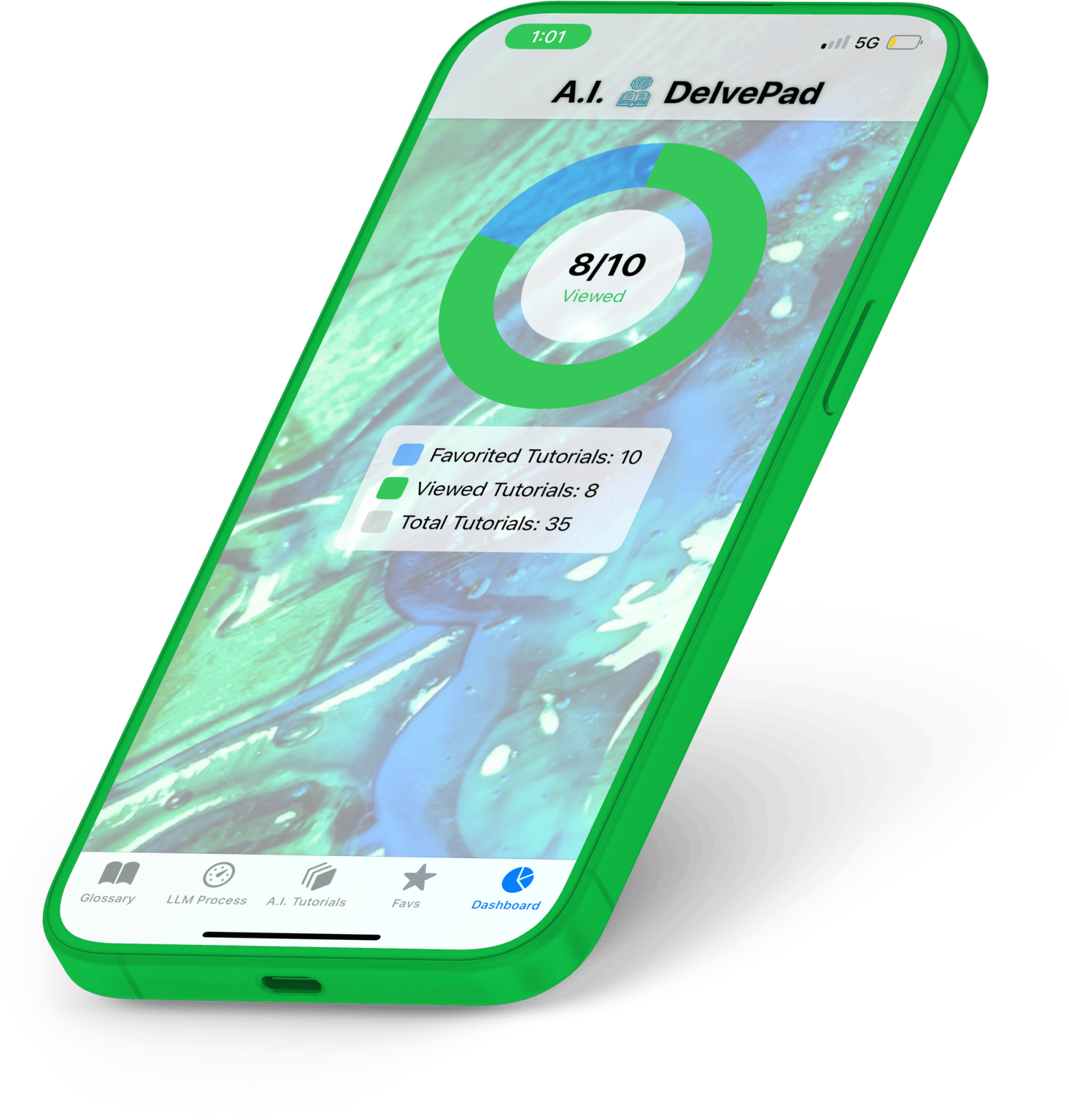Progress tracking screen